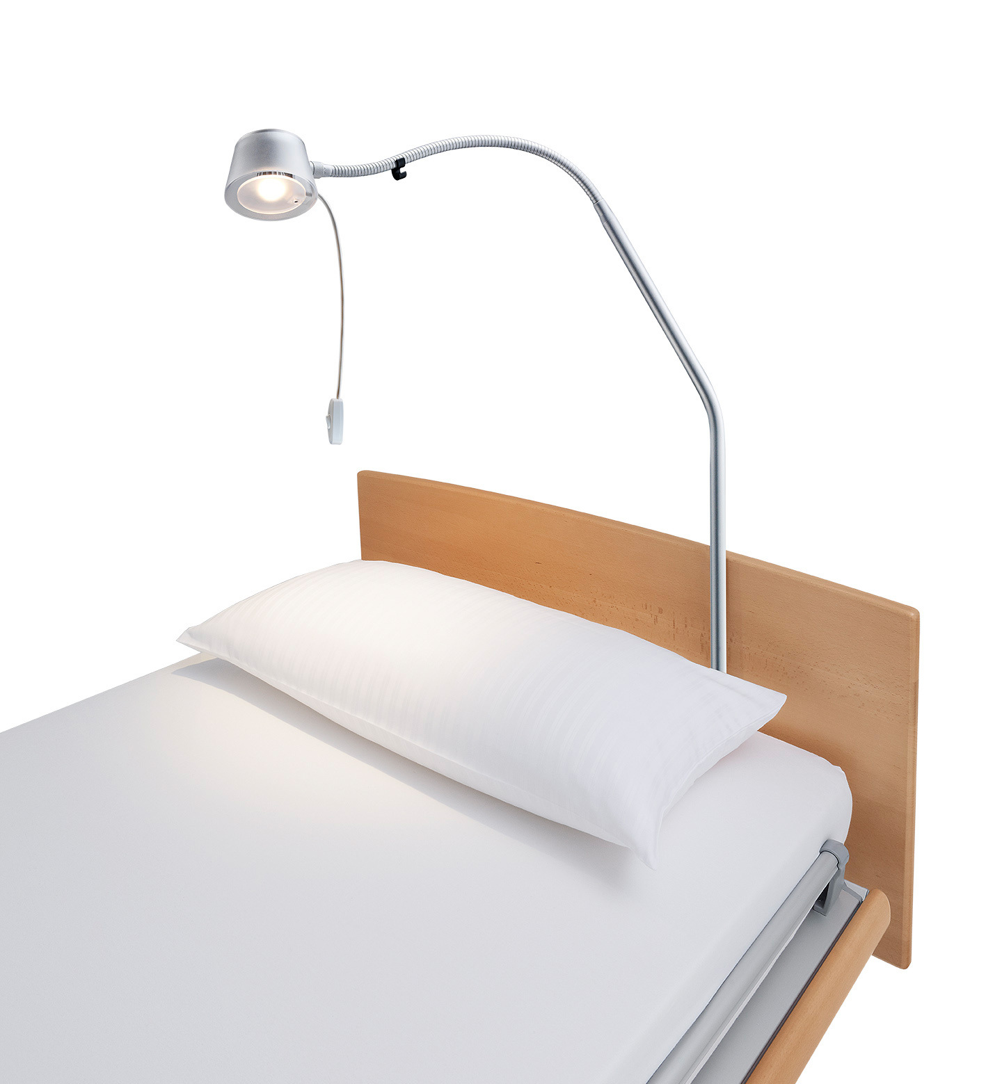Lampe liseuse CULTA pour lit en centre de soins et médical